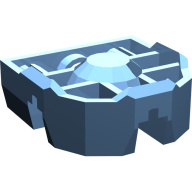 Lego blok spojky 3x3x1, středně modrá (4119319)